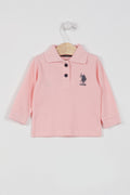 U.S. Polo Assn. Bluza cu guler pentru bebelusi