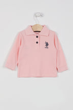 U.S. Polo Assn. Bluza cu guler pentru bebelusi