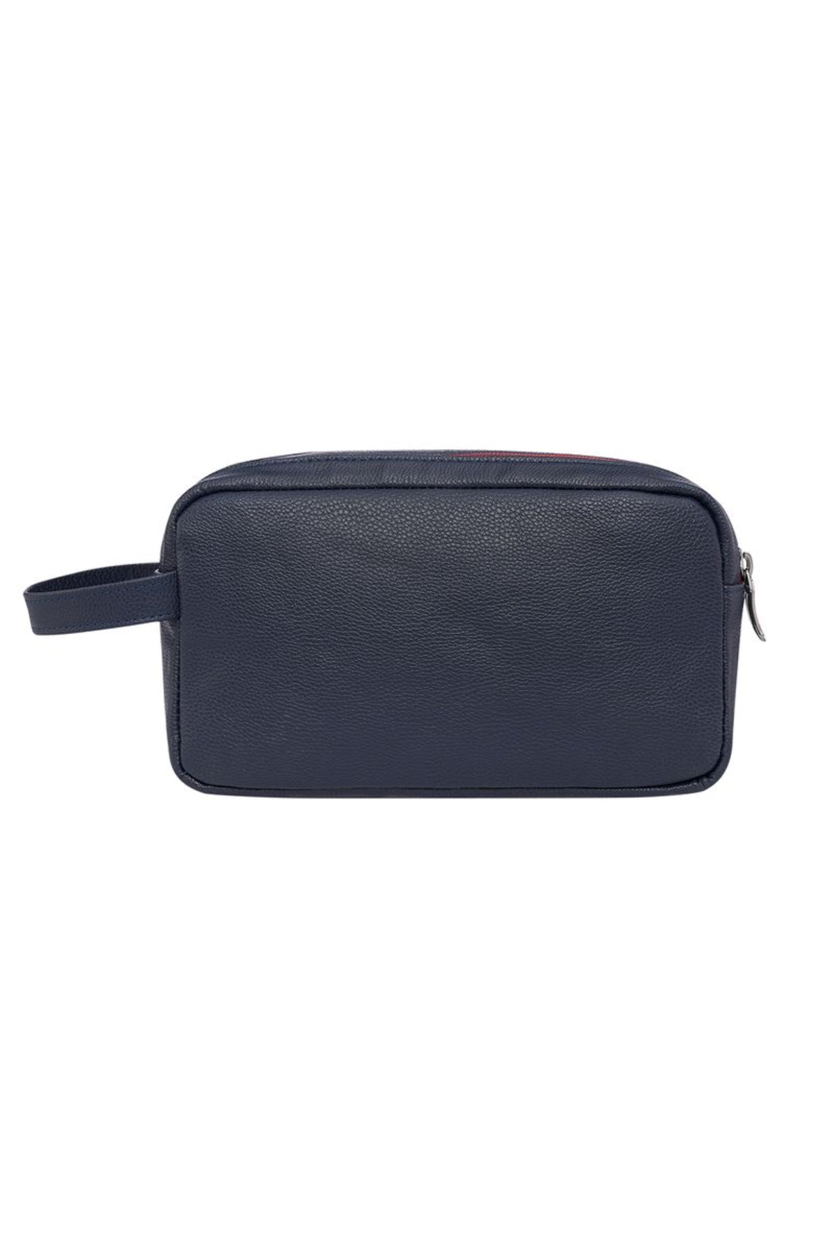 U.S. Polo Assn., Geanta de piele ecologica cu maner, Rosu, Bleumarin