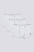 U.S. Polo Assn., Set de boxeri - 3 perechi, Alb
