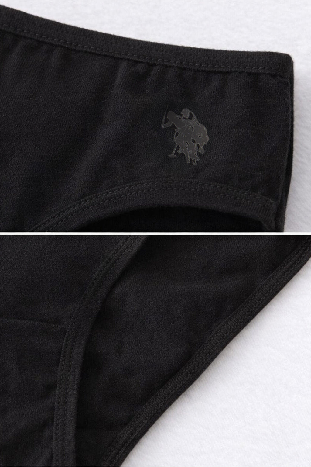 U.S. Polo Assn., Set de chiloti de bumbac - 3 piese, pentru copii