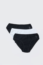 U.S. Polo Assn., Set de chiloti cu banda logo in talie - 3 perechi, pentru copii