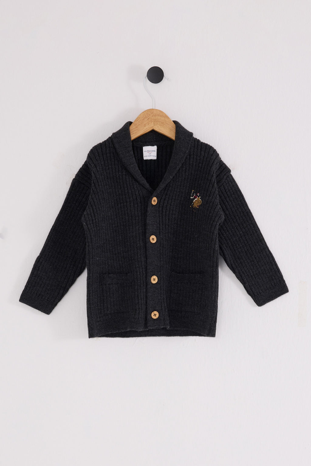 U.S. Polo Assn. ,Cardigan inchidere cu nasturi, tip crosetat