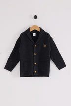 U.S. Polo Assn. ,Cardigan inchidere cu nasturi, tip crosetat