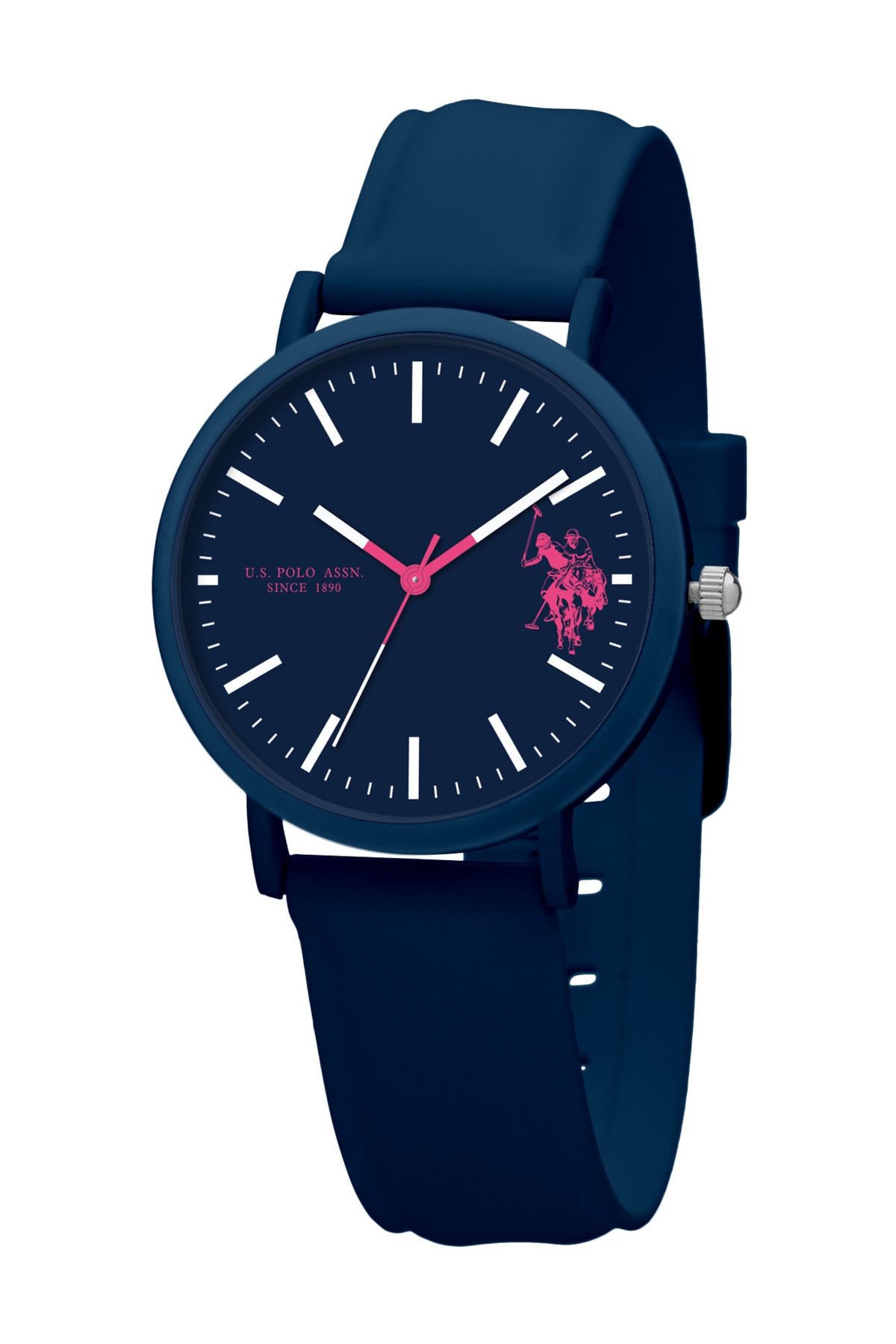 U.S. Polo Assn., Ceas de mână Quartz cu brățară din silicon