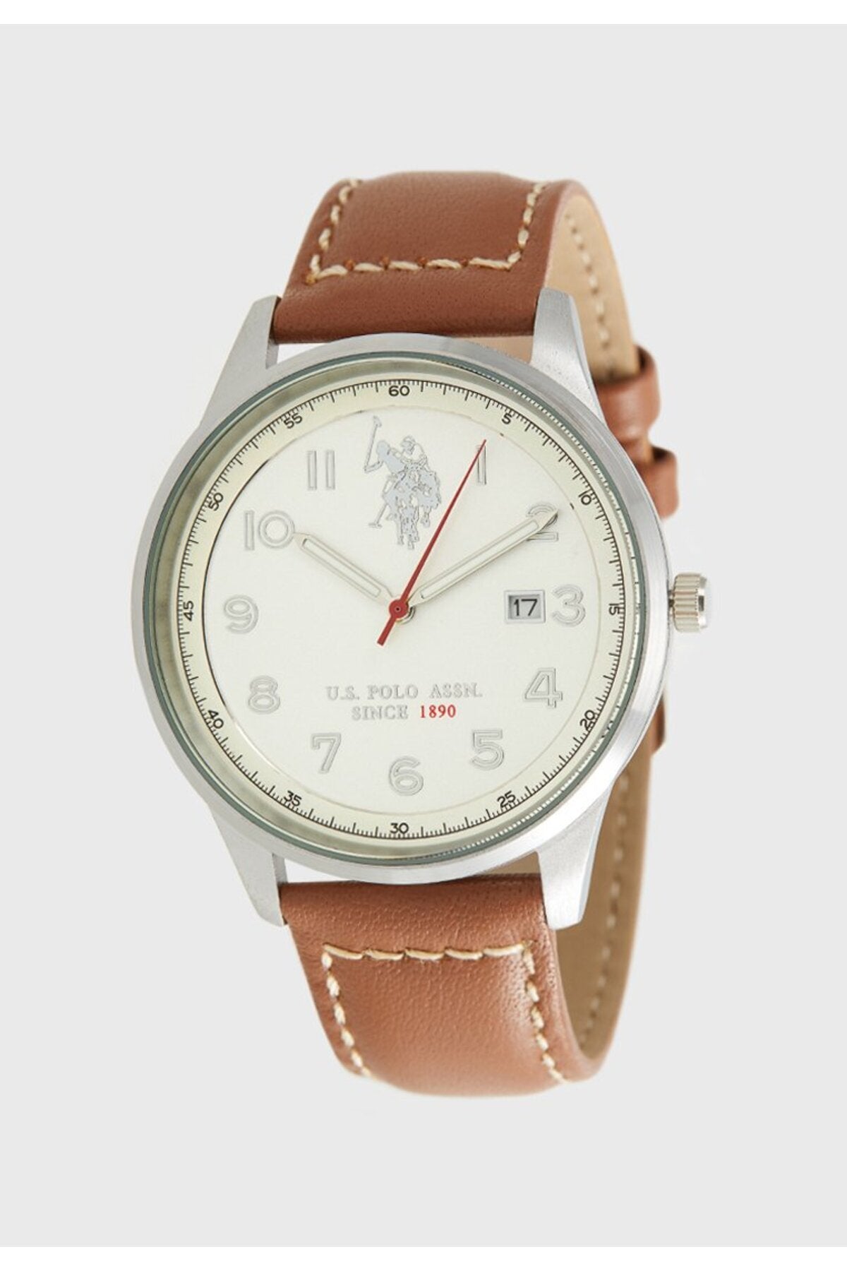 U.S. Polo Assn., Ceas de mână Quartz cu brățară din piele ecologica