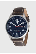 U.S. Polo Assn., Ceas de mână Quartz cu brățară din piele ecologica