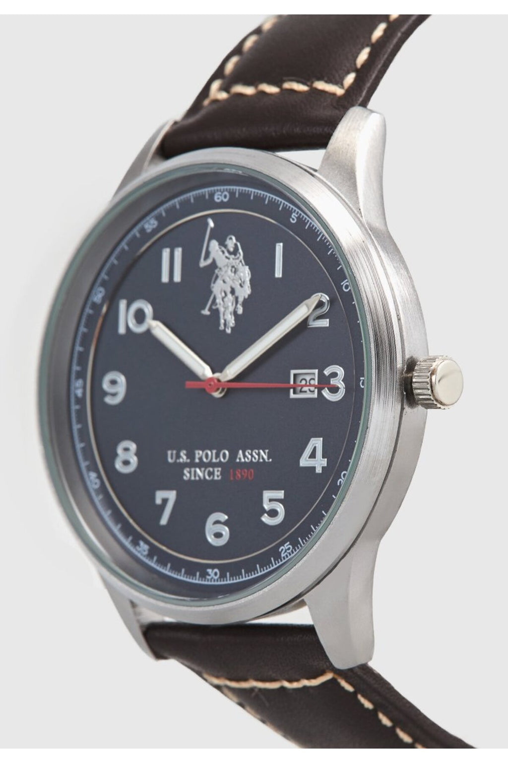 U.S. Polo Assn., Ceas de mână Quartz cu brățară din piele ecologica