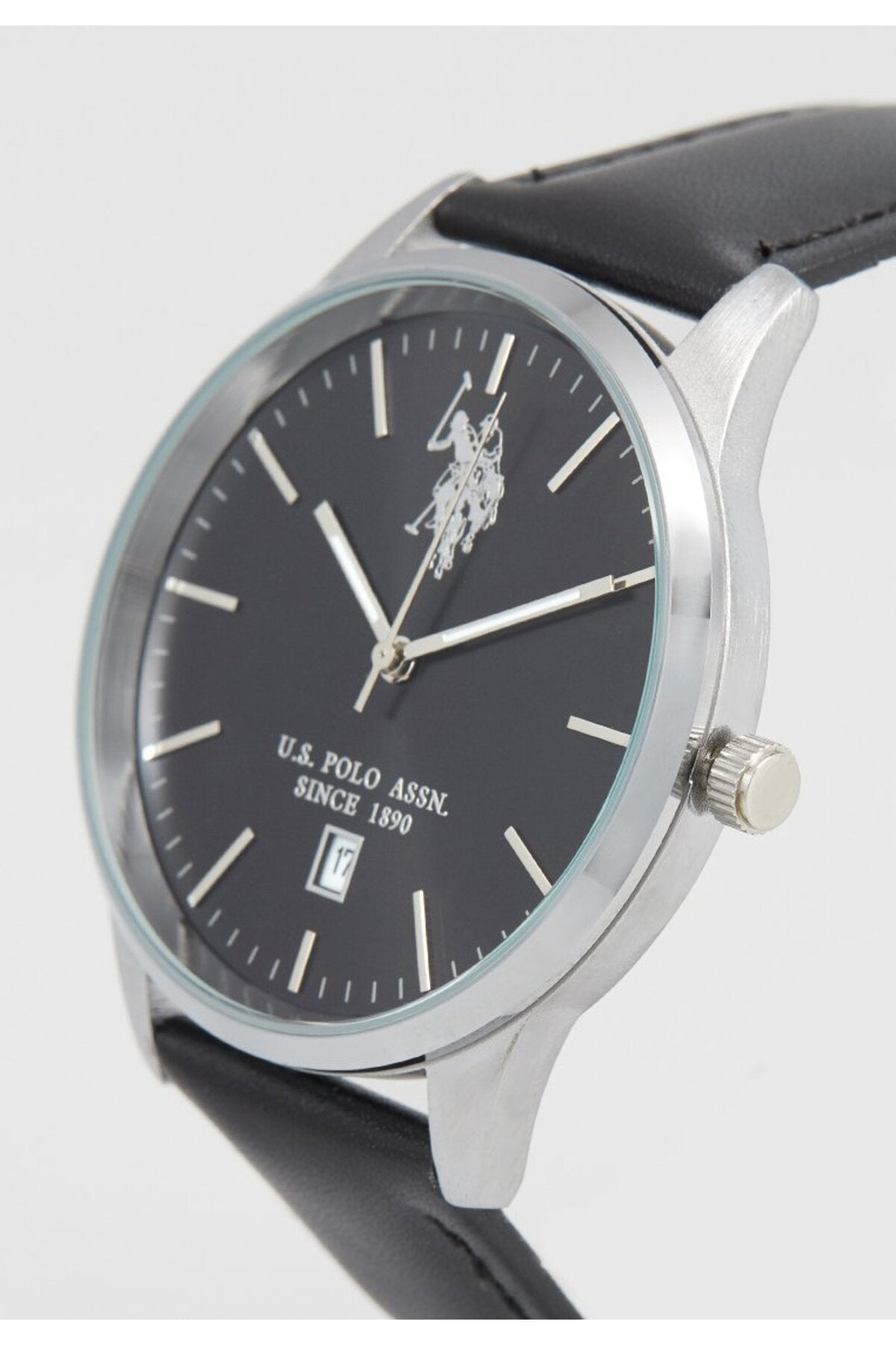 U.S. Polo Assn., Ceas de mână Quartz cu brățară din piele ecologica