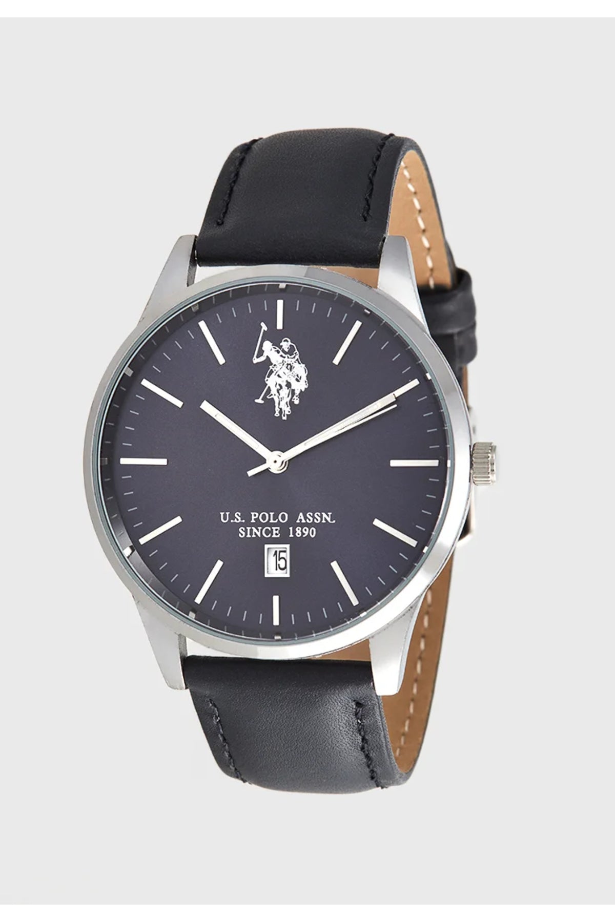 U.S. Polo Assn., Ceas de mână Quartz cu brățară din piele ecologica