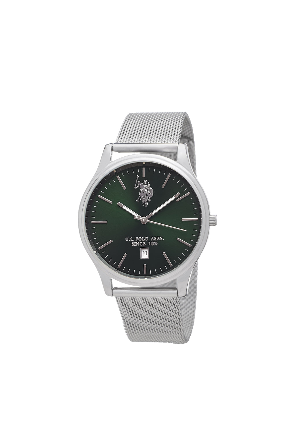 U.S. Polo Assn., Ceas de mână Quartz cu brățară din oțel inoxidabil