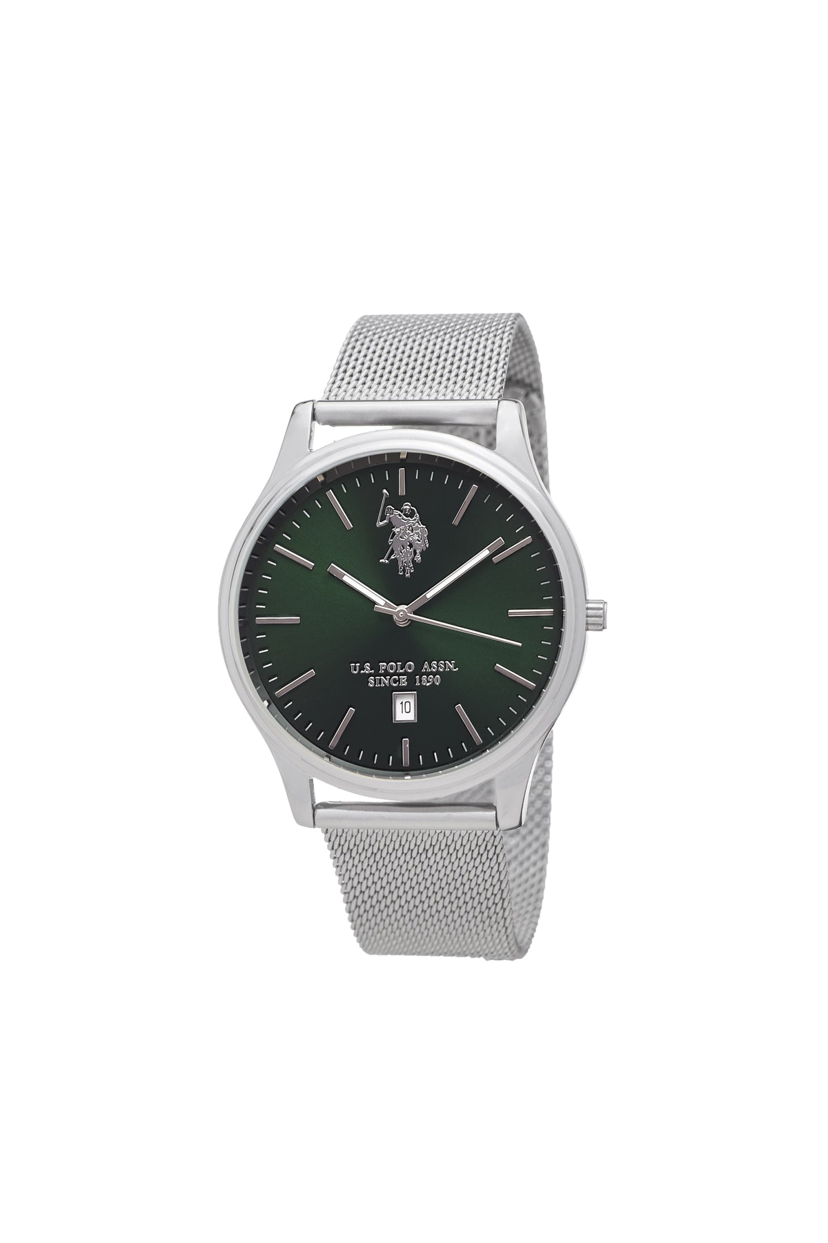 U.S. Polo Assn., Ceas de mână Quartz cu brățară din oțel inoxidabil