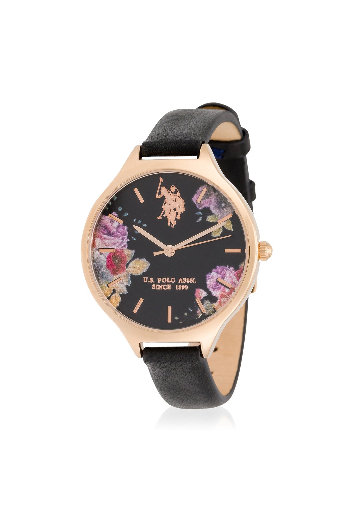 U.S. Polo Assn., Ceas de mână Quartz cu brățară din piele ecologica