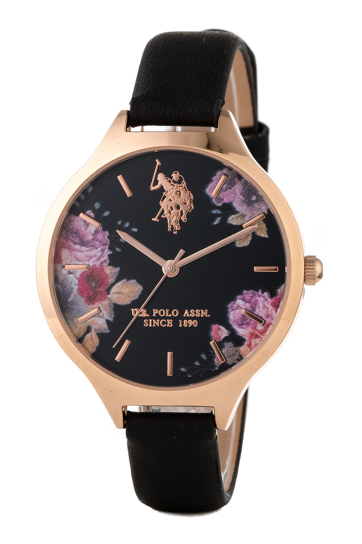 U.S. Polo Assn., Ceas de mână Quartz cu brățară din piele ecologica
