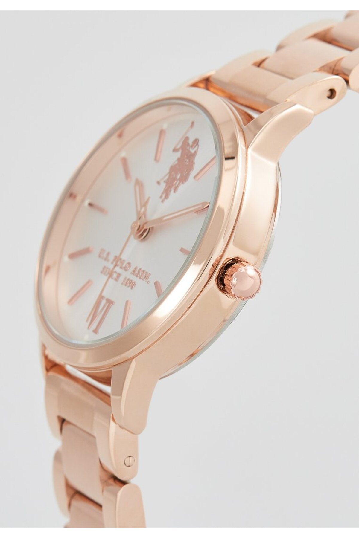U.S. Polo Assn., Ceas de mână Quartz cu brățară din oțel inoxidabil