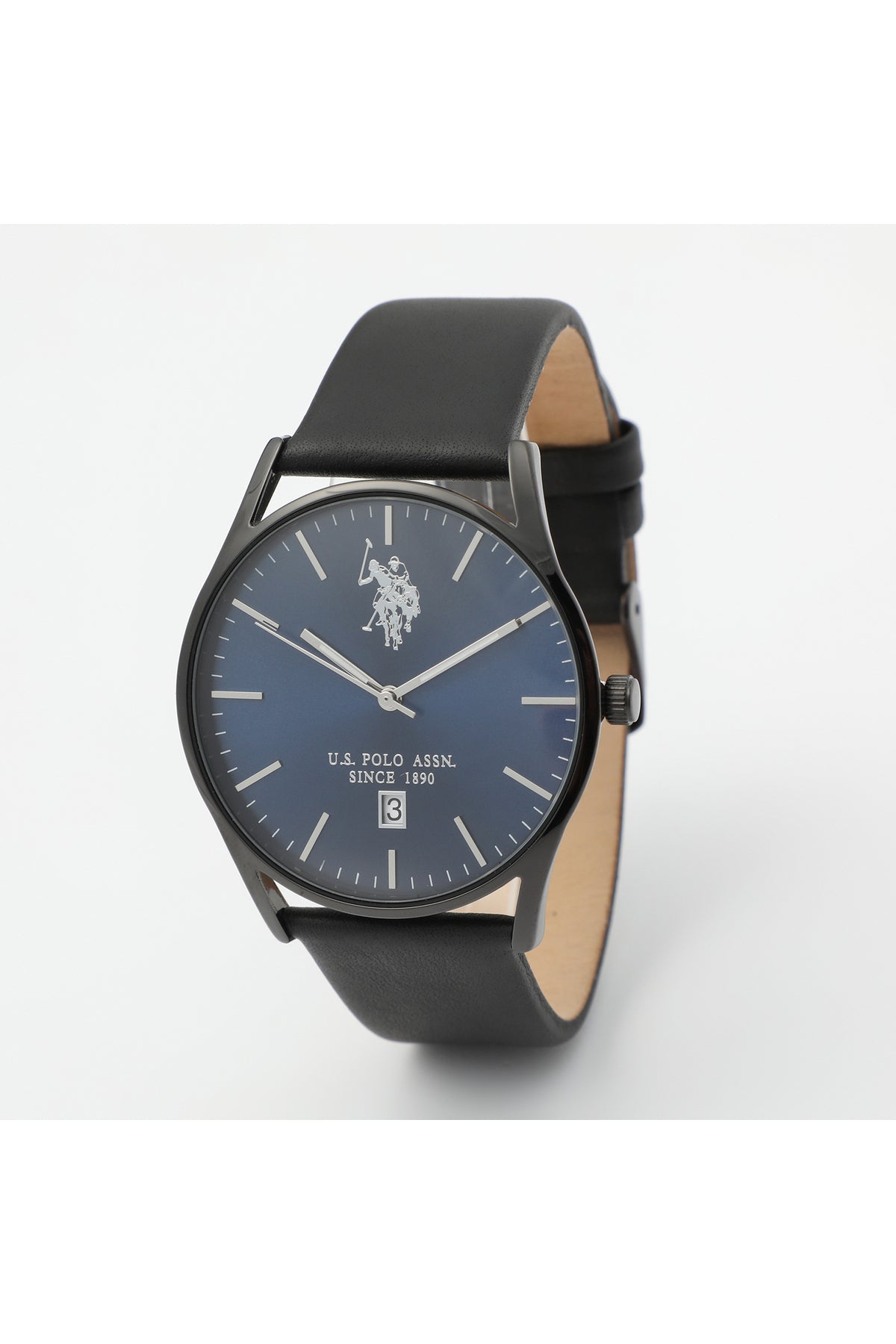 U.S. Polo Assn., Ceas de mână Quartz cu brățară din piele ecologica