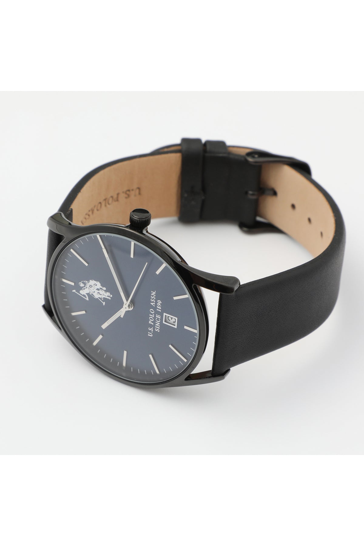 U.S. Polo Assn., Ceas de mână Quartz cu brățară din piele ecologica