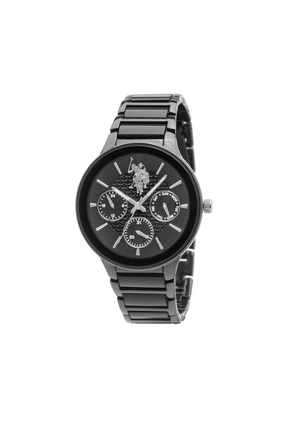 U.S. Polo Assn., Ceas de mână Quartz cu brățară din oțel inoxidabil