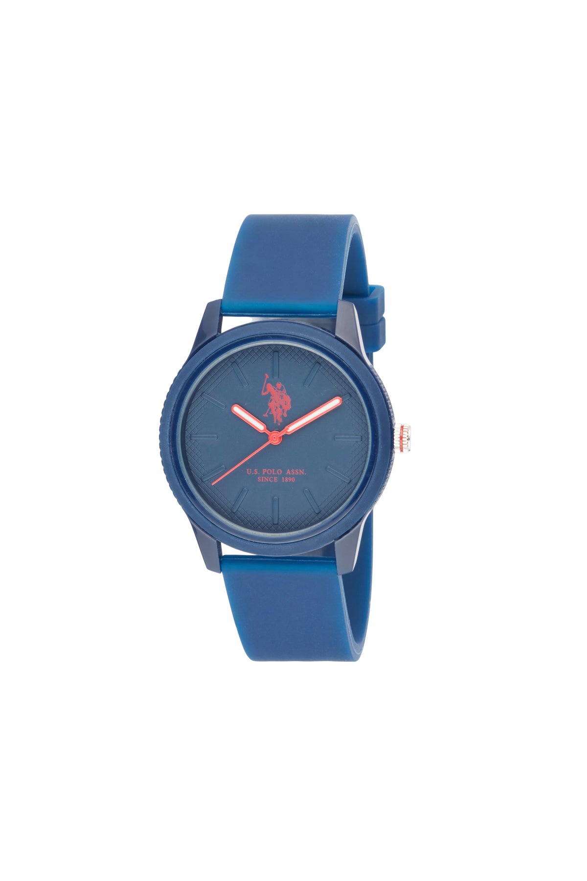 U.S. Polo Assn., Ceas de mână Quartz cu brățară din silicon
