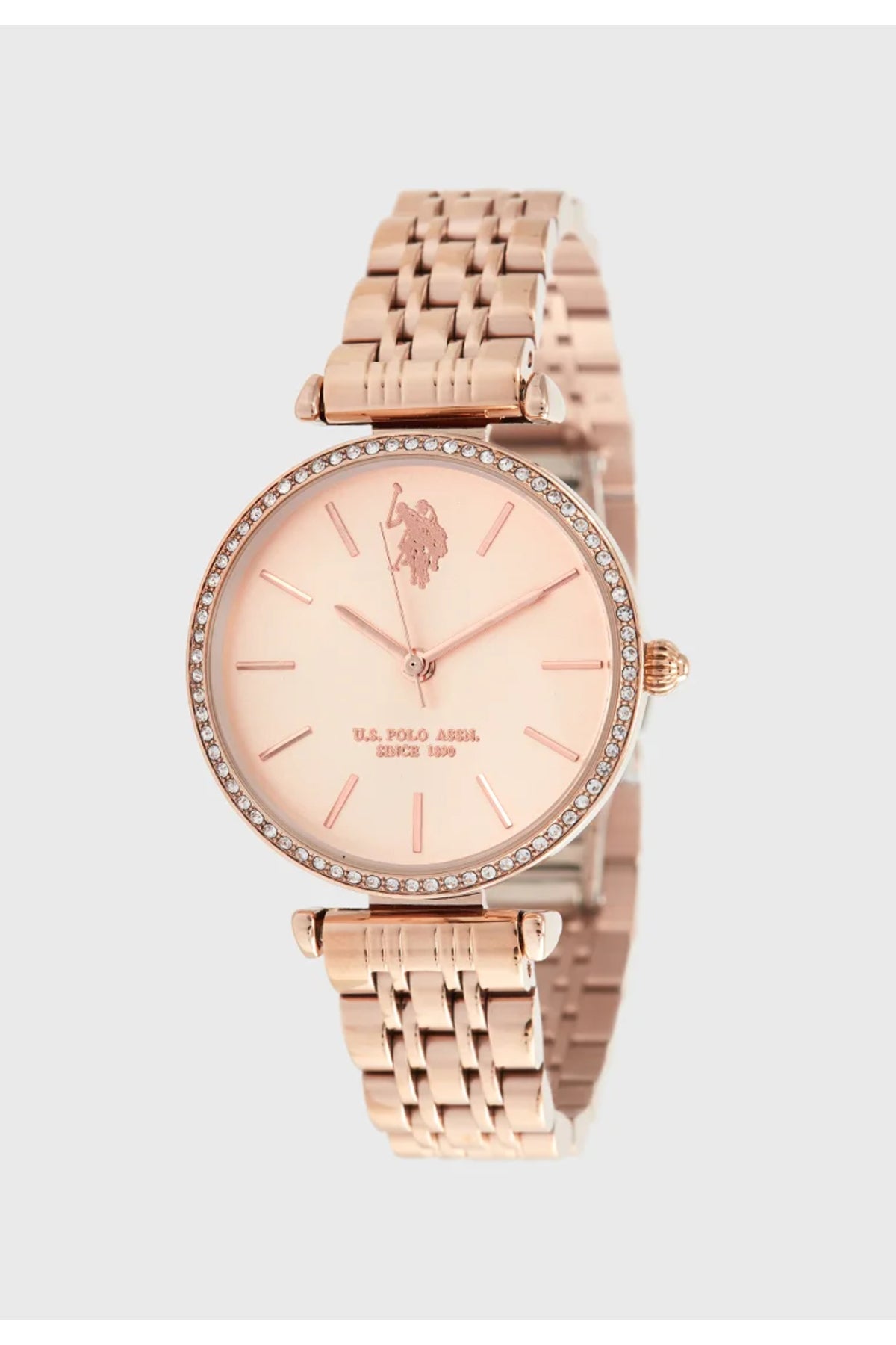 U.S. Polo Assn., Ceas de mână Quartz cu brățară din oțel inoxidabil