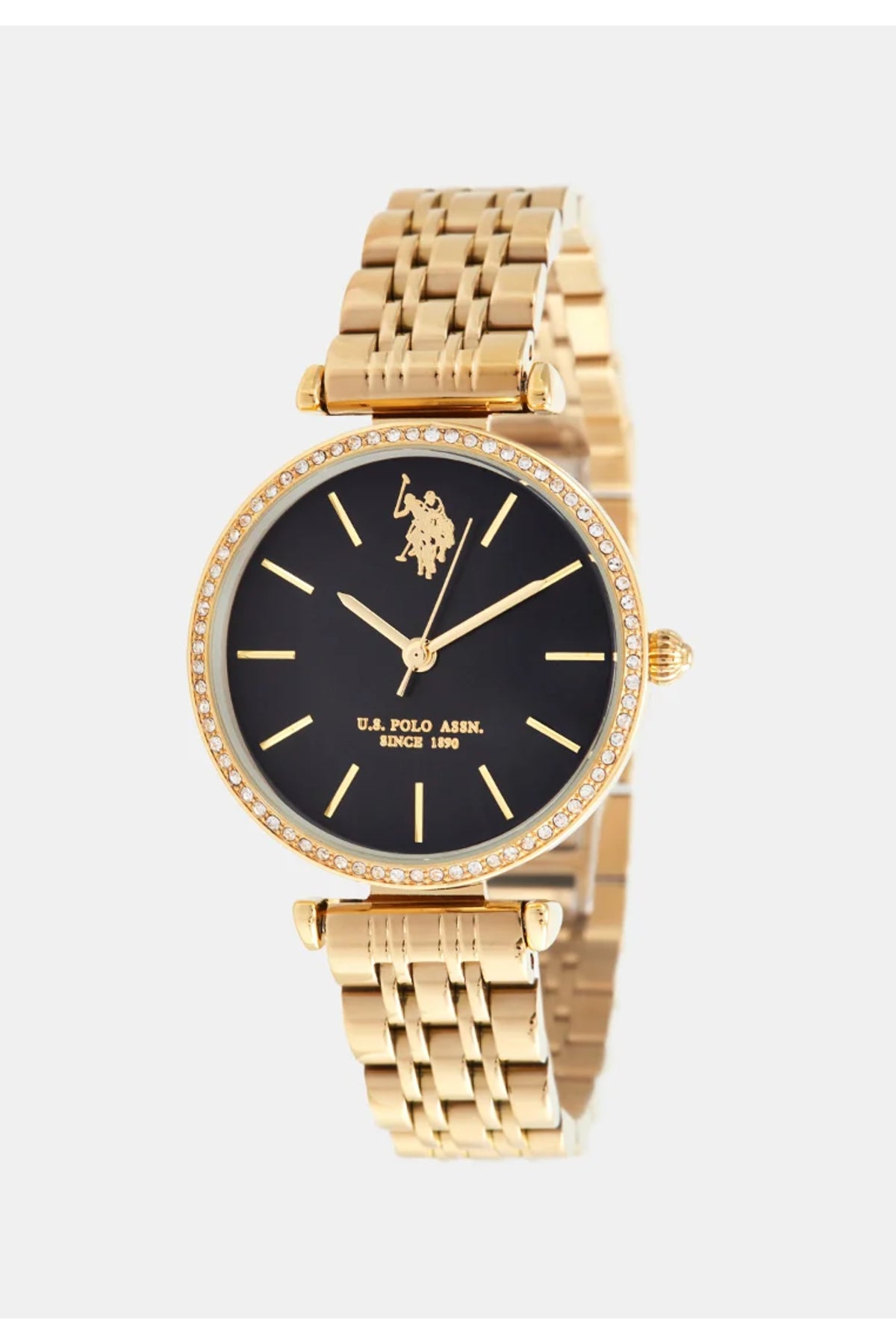 U.S. Polo Assn., Ceas de mână Quartz cu brățară din oțel inoxidabil