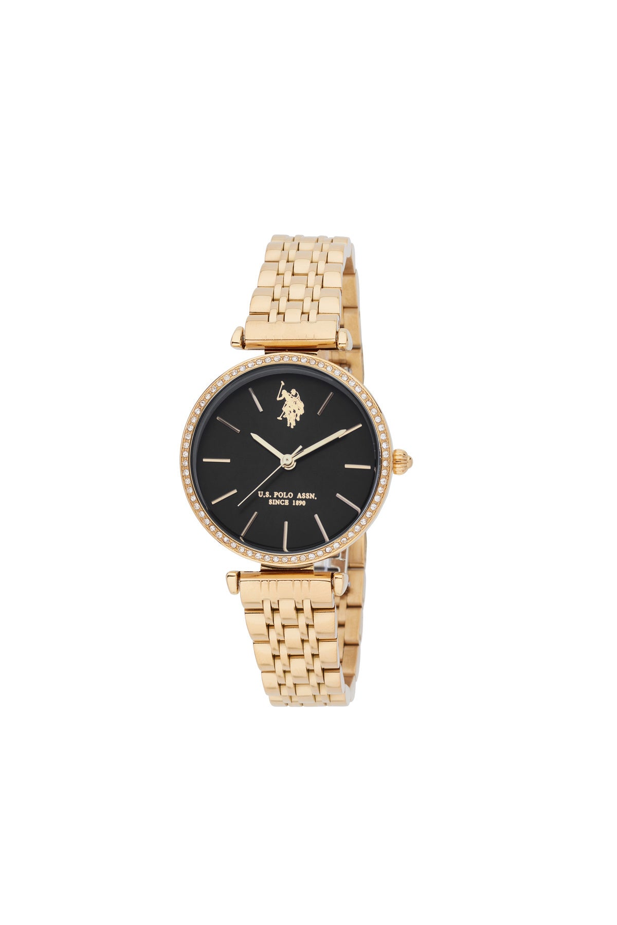 U.S. Polo Assn., Ceas de mână Quartz cu brățară din oțel inoxidabil