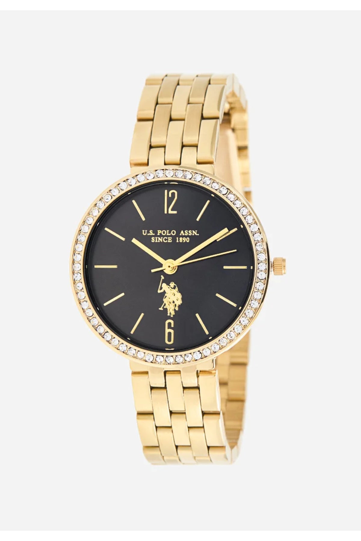 U.S. Polo Assn., Ceas de mână Quartz cu brățară din oțel inoxidabil