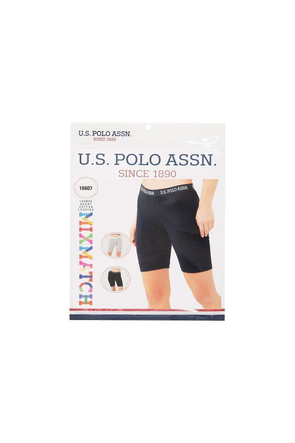 U.S. Polo Assn. Colanti pentru femei, banda elastica, din amestec de bumbac