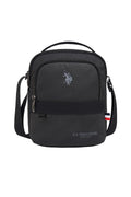 U.S. Polo Assn., Geanta crossbody cu logo, Negru