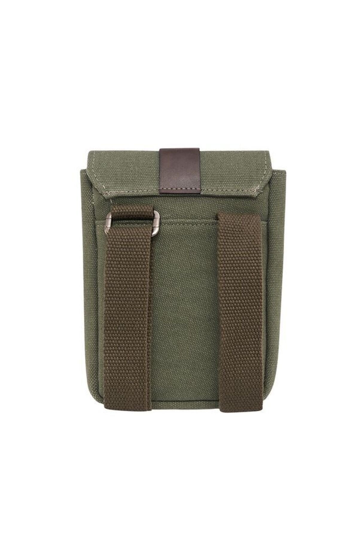 U.S. Polo Assn., Geanta crossbody de denim, Verde feriga