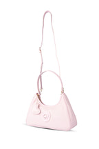 U.S. Polo Assn., Geanta de piele ecologica cu bareta de umar, Roz pastel