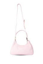 U.S. Polo Assn., Geanta de piele ecologica cu bareta de umar, Roz pastel