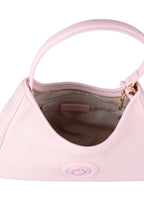U.S. Polo Assn., Geanta de piele ecologica cu bareta de umar, Roz pastel
