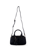 U.S. Polo Assn., Geanta de piele ecologica cu bareta, Negru