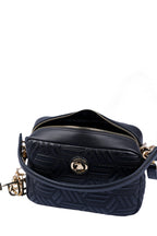 U.S. Polo Assn., Geanta crossbody texturata de piele ecologica, Negru