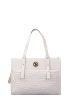 U.S. Polo Assn., Geanta tote de piele ecologica, Crem