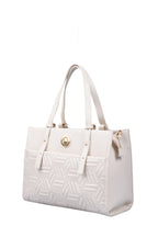 U.S. Polo Assn., Geanta tote de piele ecologica, Crem