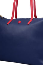 U.S. Polo Assn., Geanta shopper cu logo, Rosu, Bleumarin