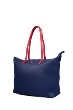 U.S. Polo Assn., Geanta shopper cu logo, Rosu, Bleumarin