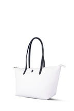 U.S. Polo Assn., Geanta shopper cu logo, Alb, Negru