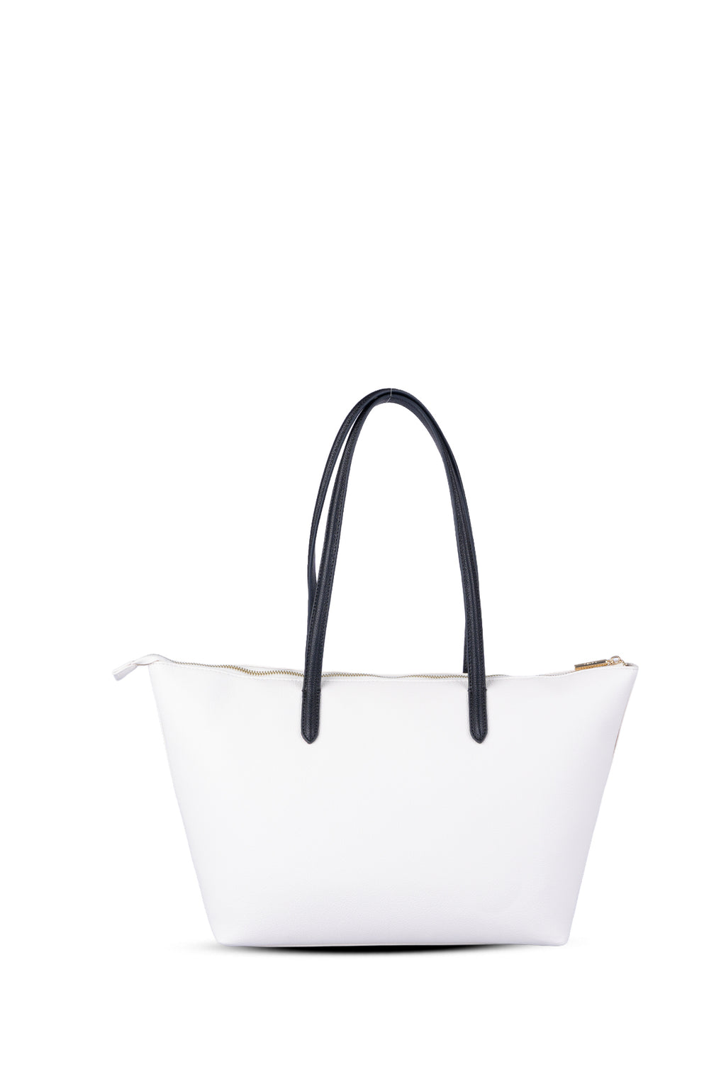 U.S. Polo Assn., Geanta shopper cu logo, Alb, Negru