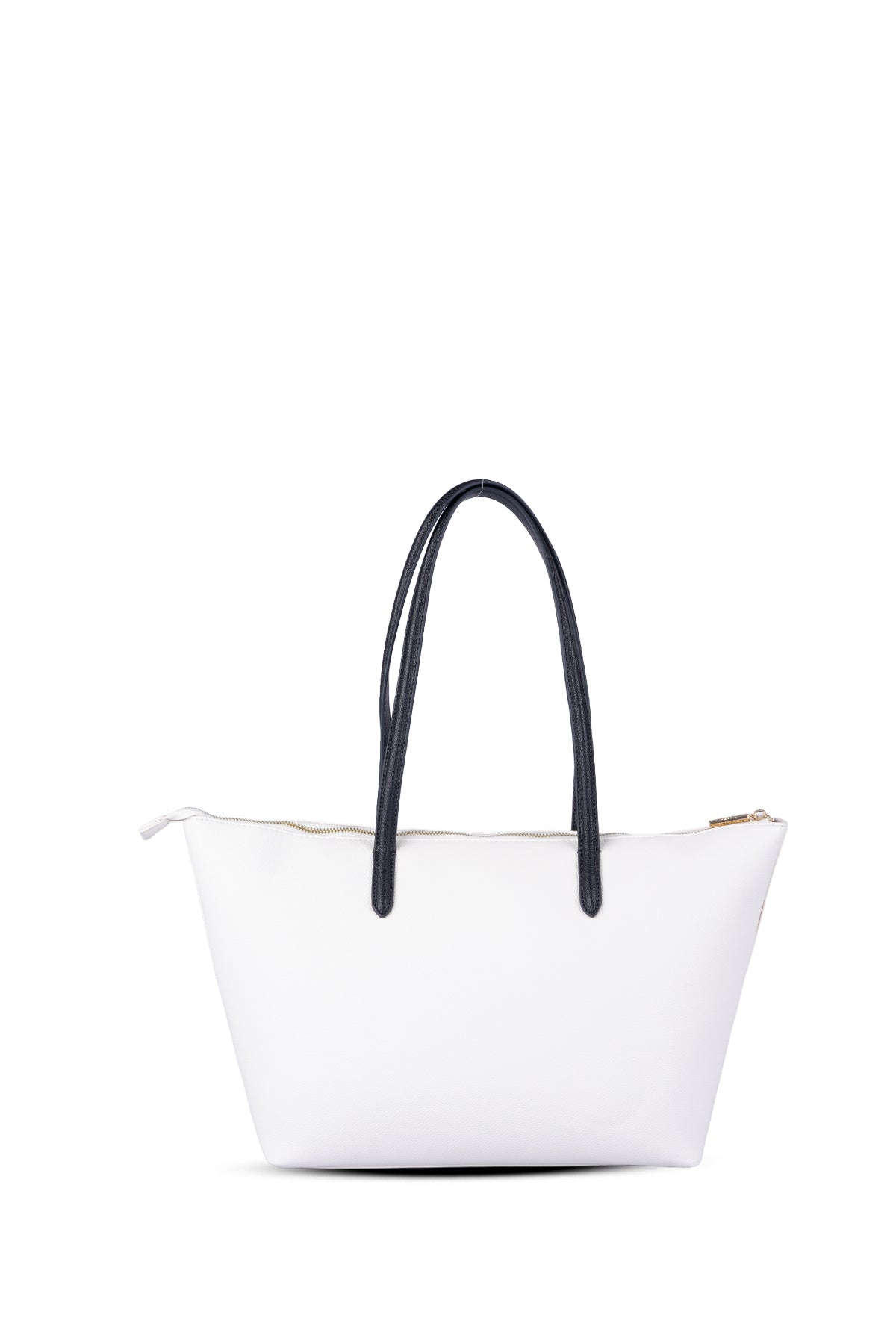 U.S. Polo Assn., Geanta shopper cu logo, Alb, Negru