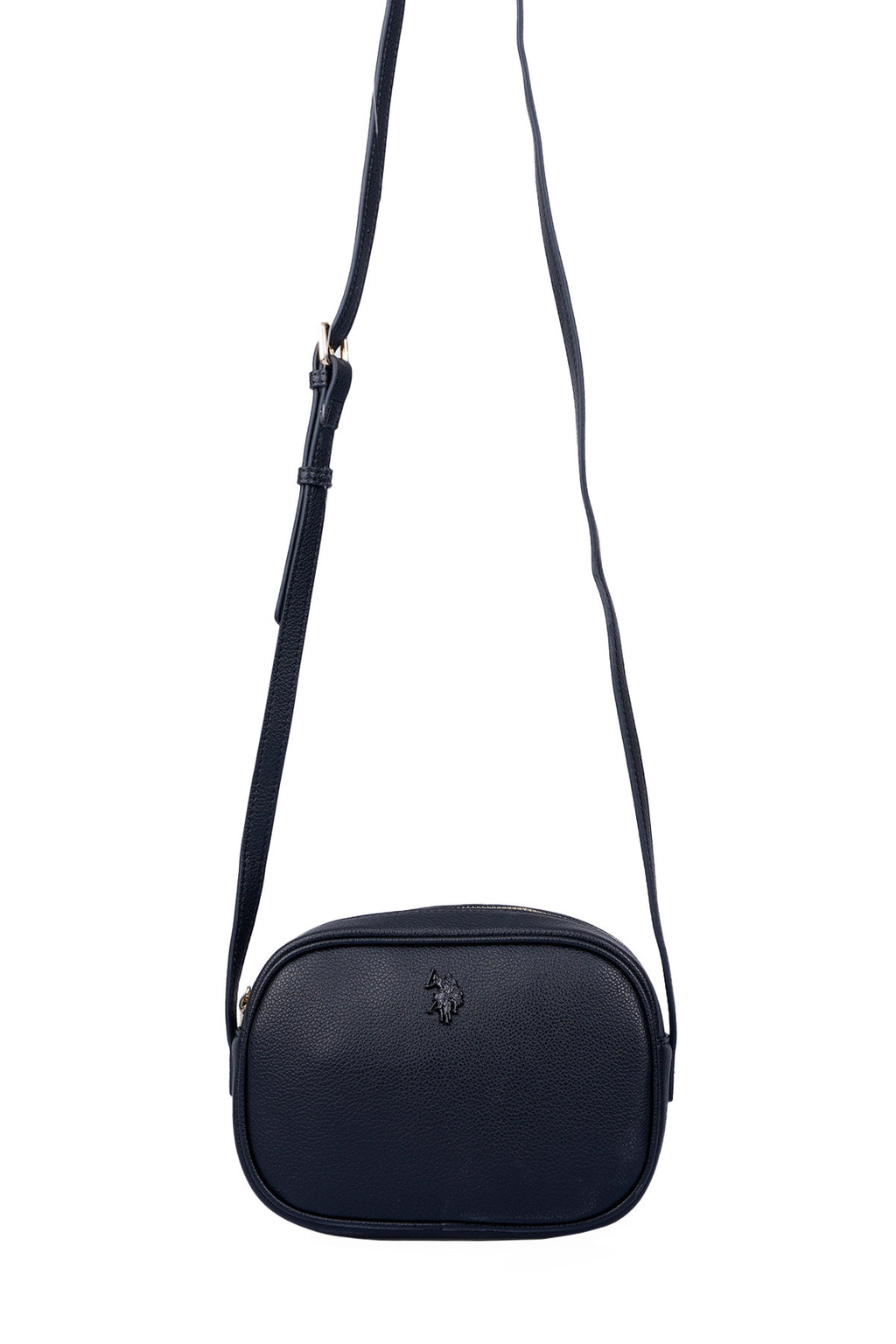 U.S. Polo Assn., Geanta crossbody de piele ecologica, Negru