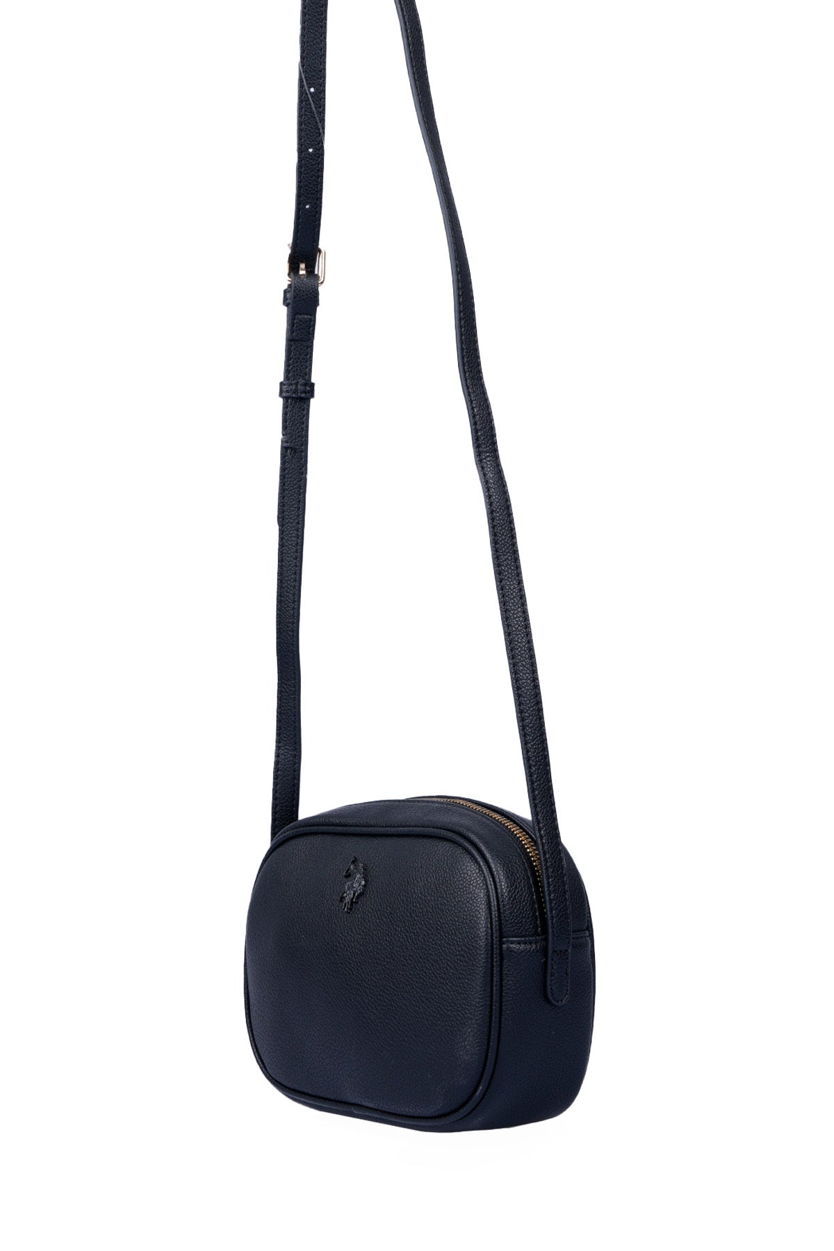 U.S. Polo Assn., Geanta crossbody de piele ecologica, Negru