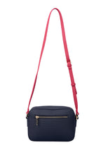 U.S. Polo Assn., Geanta crossbody cu logo, Rosu, Alb, Bleumarin