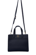 U.S. Polo Assn., Geanta de piele ecologica cu bareta, Negru
