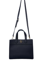 U.S. Polo Assn., Geanta de piele ecologica cu bareta, Negru