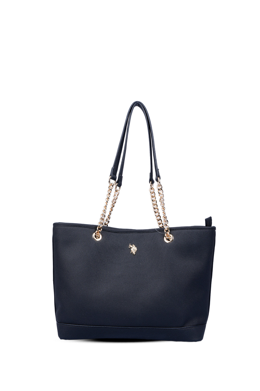 U.S. Polo Assn., Geanta tote cu logo, Negru