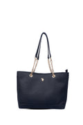 U.S. Polo Assn., Geanta tote cu logo, Negru
