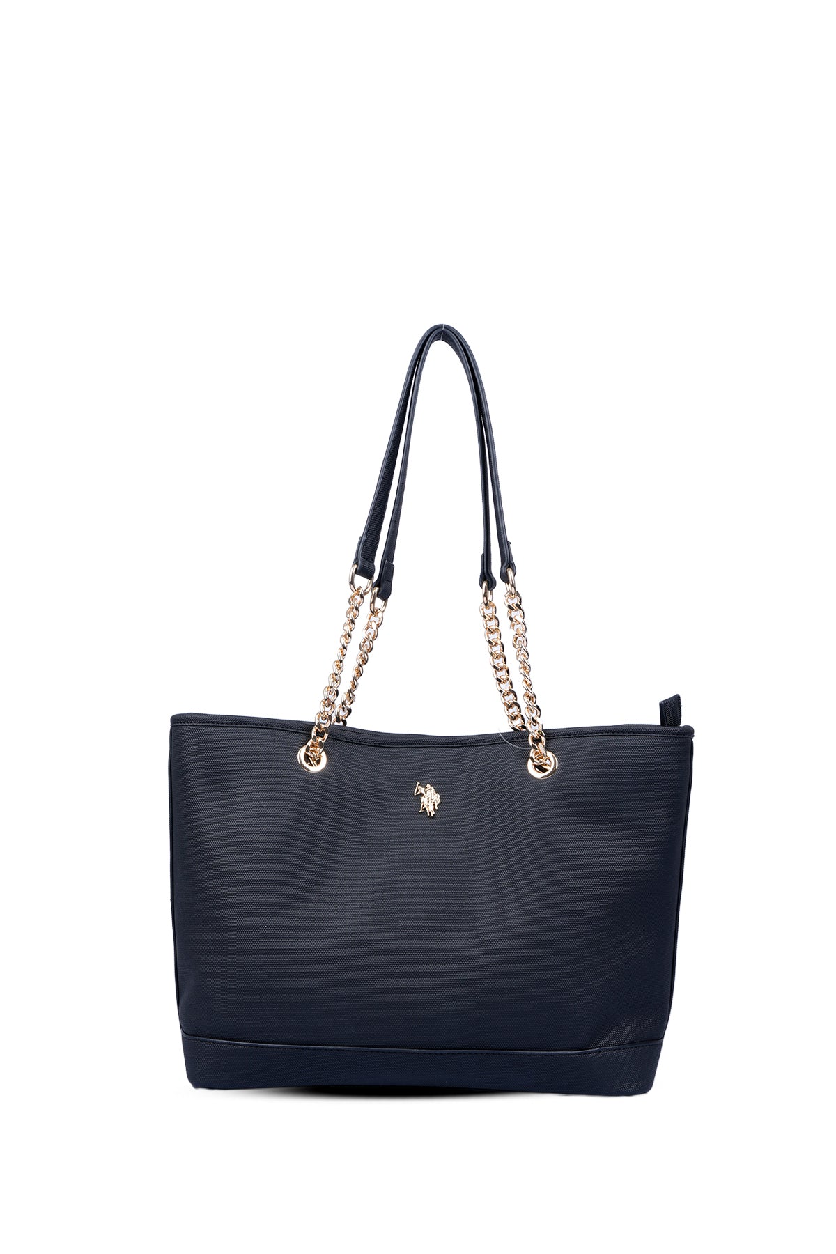 U.S. Polo Assn., Geanta tote cu logo, Negru